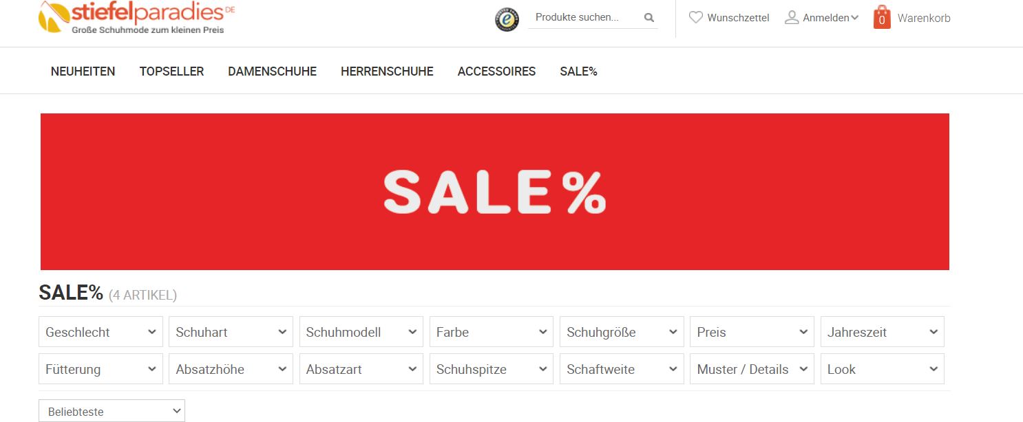 Stiefelparadies SALE